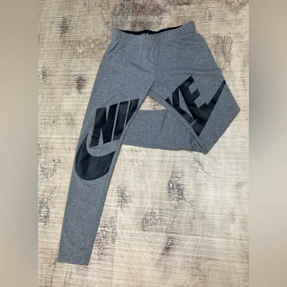 Women’s Nike Logo Leggings Sz L - Picture 2 of 7
